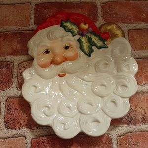 Fitz and Floyd Essentials Santa plate